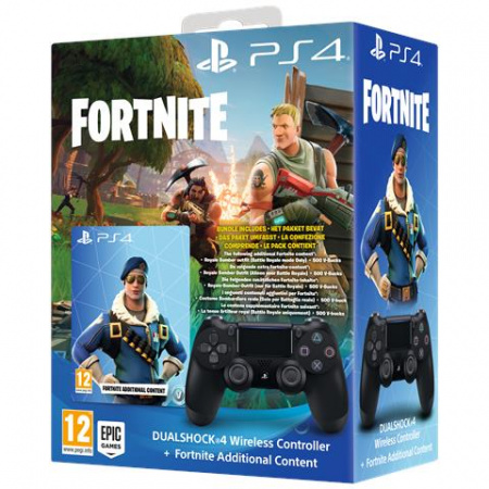 Геймпад Sony Playstation PS4 DualShock 4 v2 Black + Fortnite (CUH-ZCT2E) Геймпад Sony Playstation PS4 DualShock 4 v2 Black + Fortnite (CUH-ZCT2E)