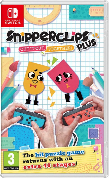 Snipperclips Plus - Cut it out, together (Nintendo Switch, АНГЛ, БУ)