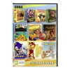 Картридж (16 бит) cборник игр 10в1 "A-10001" Crash Bandicoot / МАРИО + ТАНЧИКИ / Open Season 3 / Kung Fu Panda 2 / +.. для Сеги