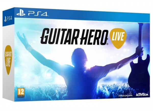 Guitar Hero Live (Контроллер Гитара + игра) (PS4, английская версия)