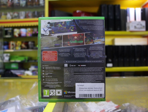 Disney Epic Mickey: Rebrushed (Xbox One/Series X, английская версия, БУ) - интернет-магазин GameShock г. Челябинск