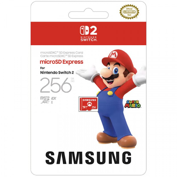 Карта памяти microSD Express Card Samsung – 256GB для Nintendo Switch 2 [БУ] - интернет-магазин GameShock г. Челябинск