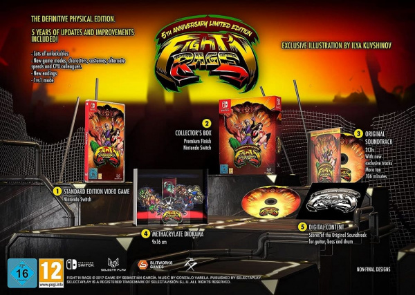 Fight'n Rage: 5th Anniversary Limited Edition [Nintendo Switch, английская версия] - интернет-магазин GameShock г. Челябинск