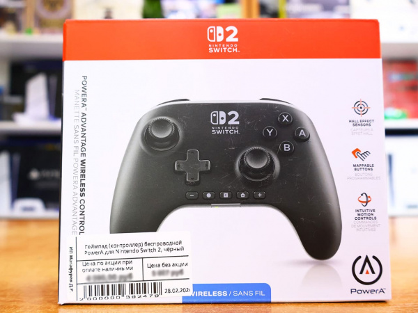 Геймпад (контроллер) беспроводной PowerA для Nintendo Switch 2, чёрный - интернет-магазин GameShock г. Челябинск Геймпад (контроллер) беспроводной PowerA для Nintendo Switch 2, чёрный - интернет-магазин GameShock г. Челябинск