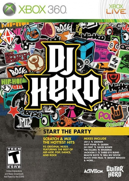 DJ Hero (контроллер) + 2 новых диска (БУ) - интернет-магазин GameShock г. Челябинск