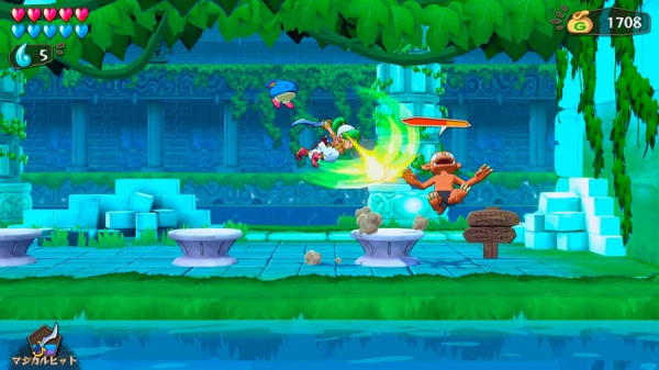 Wonder Boy: Asha in Monster World [PS4, английская версия, БУ] - интернет-магазин GameShock г. Челябинск
