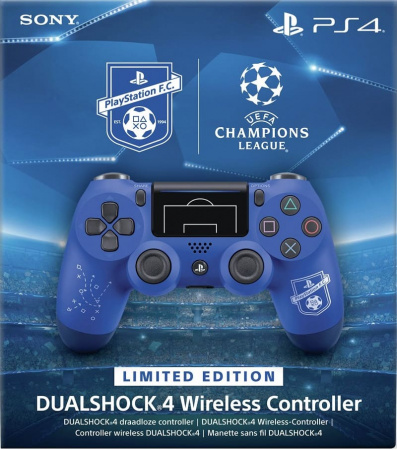 Геймпад Sony Playstation PS4 DualShock 4 v2 UEFA Champions League (CUH-ZCT2E) - интернет-магазин GameShock г. Челябинск