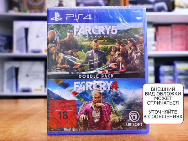 Far Cry 4 (русская) + Far Cry 5 (PS4, английская версия) - интернет-магазин GameShock г. Челябинск