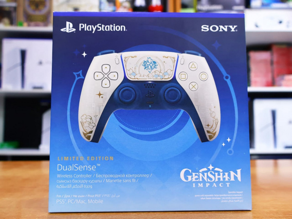 Геймпад Sony DualSense - Genshin Impact Limited Edition (PS5) - интернет-магазин GameShock г. Челябинск