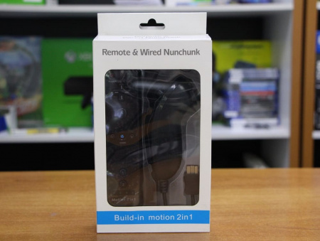 2in1 Джойстик Nunchuk Wii + Пульт Wii MotionPlus Black (Neutral) - интернет-магазин GameShock г. Челябинск 2in1 Джойстик Nunchuk Wii + Пульт Wii MotionPlus Black (Neutral) - интернет-магазин GameShock г. Челябинск