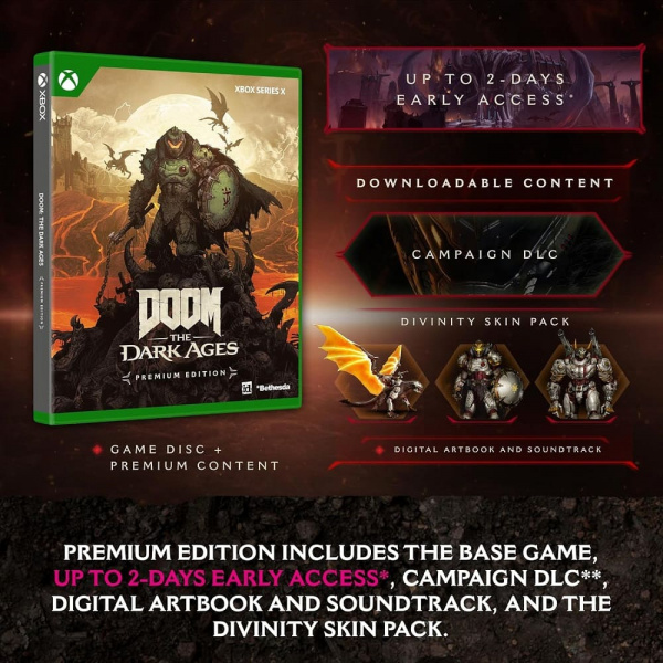 DOOM: The Dark Ages - Premium Edition (Xbox Series X, русская версия) - интернет-магазин GameShock г. Челябинск