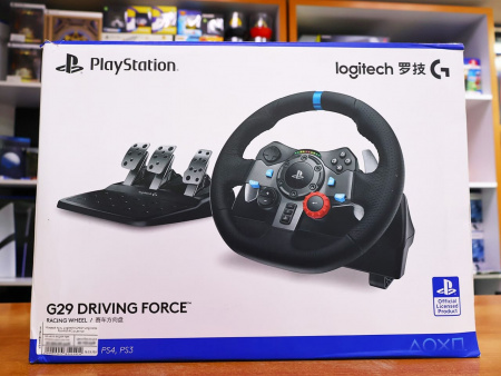 Игровой Руль Logitech G29 Driving Force PS4/PS5/PC (уценка) - интернет-магазин GameShock г. Челябинск Игровой Руль Logitech G29 Driving Force PS4/PS5/PC (уценка) - интернет-магазин GameShock г. Челябинск
