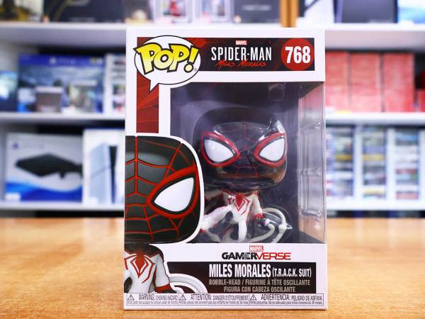 Фигурка Funko POP! Marvel Games: Miles Morales T.R.A.C.K. Suit 768 - интернет-магазин GameShock г. Челябинск Фигурка Funko POP! Marvel Games: Miles Morales T.R.A.C.K. Suit 768 - интернет-магазин GameShock г. Челябинск