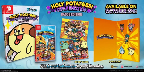 Holy Potatoes Compendium - Badge Collectors Edition [Nintendo Switch, русские субтитры] - интернет-магазин GameShock г. Челябинск