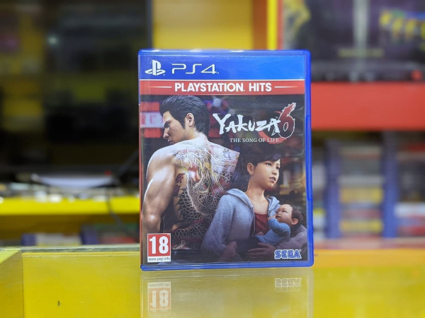 Yakuza 6: The Song of Life - PlayStation Hits (PS4, английская версия, БУ) - интернет-магазин GameShock г. Челябинск