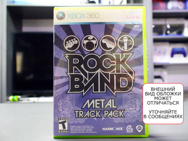 Rock Band: Metal Track Pack (Xbox 360, АНГЛ, БУ) (NTSC) - интернет-магазин GameShock г. Челябинск
