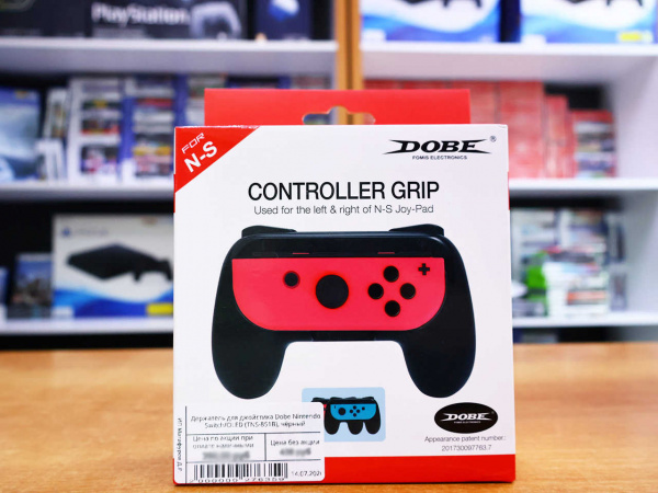 Держатель для джойстика Dobe Nintendo Switch/OLED (TNS-851B), чёрный - интернет-магазин GameShock г. Челябинск Держатель для джойстика Dobe Nintendo Switch/OLED (TNS-851B), чёрный - интернет-магазин GameShock г. Челябинск