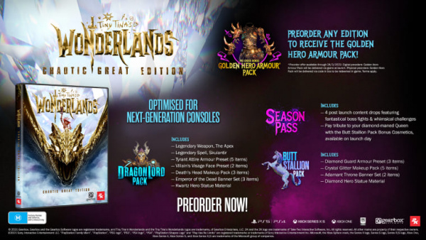 Tiny Tina's Wonderlands - Chaotic Great Edition [PS4, русские субтитры, БУ] - интернет-магазин GameShock г. Челябинск