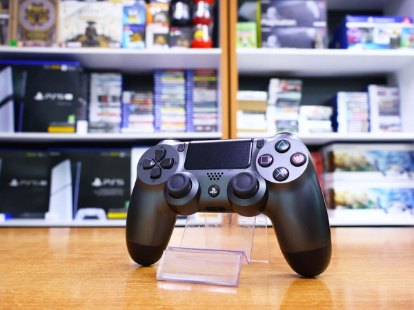 Геймпад Sony Playstation PS4 DualShock 4 v2 Steel Black (CUH-ZCT2E) [БУ] - интернет-магазин GameShock г. Челябинск