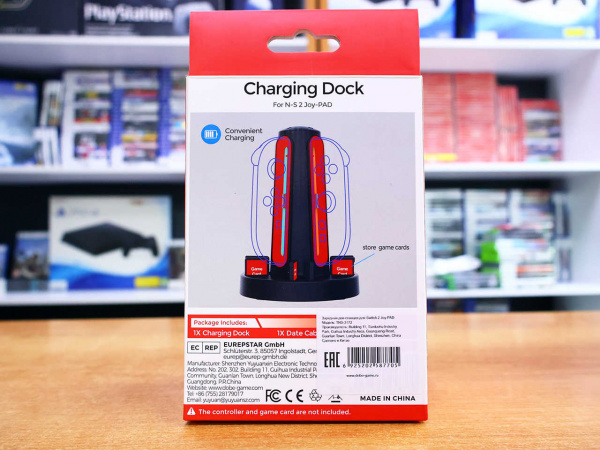 Зарядная станция DOBE для Joy Con 2 Nintendo Switch 2 (TNS-3172) - интернет-магазин GameShock г. Челябинск