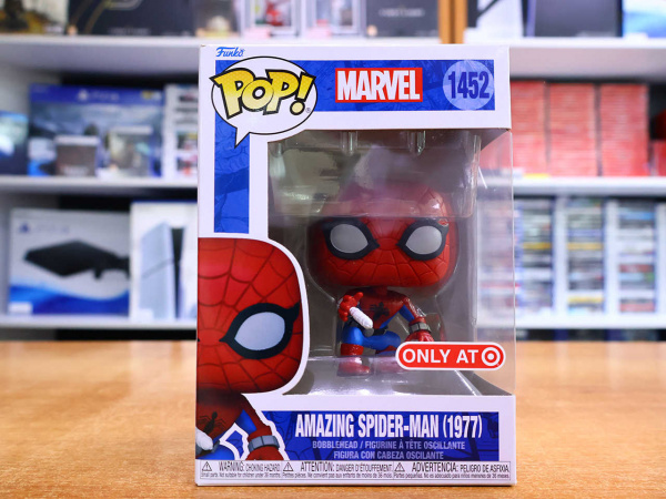 Фигурка Funko POP! Marvel: Amazing Spider Man (1977) (Exc) 1452 - интернет-магазин GameShock г. Челябинск Фигурка Funko POP! Marvel: Amazing Spider Man (1977) (Exc) 1452 - интернет-магазин GameShock г. Челябинск