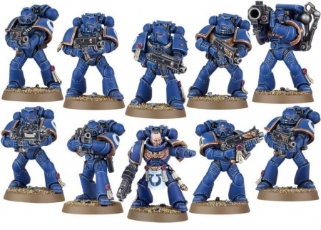 Warhammer 40,000 - Space Marine Tactical Squad (10 минифигурок) Citadel, 48-07 - интернет-магазин GameShock г. Челябинск Warhammer 40,000 - Space Marine Tactical Squad (10 минифигурок) Citadel, 48-07 - интернет-магазин GameShock г. Челябинск