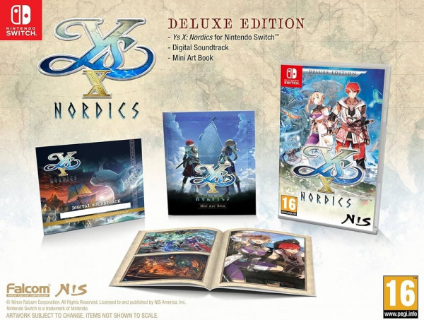 Ys X: Nordics - Deluxe Edition [Nintendo Switch, английская версия] - интернет-магазин GameShock г. Челябинск
