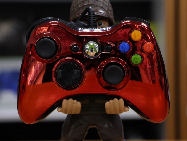 Проводной джойстик Controller Chrome Xbox 360 Slim - Красный хром глянец (В пакете) - интернет-магазин GameShock г. Челябинск