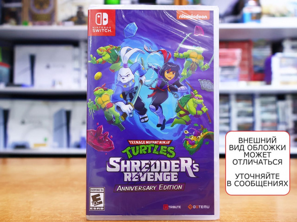 Teenage Mutant Ninja Turtles: Shredder's Revenge - Anniversary Edition (Nintendo Switch, английская версия) - интернет-магазин GameShock г. Челябинск Teenage Mutant Ninja Turtles: Shredder's Revenge - Anniversary Edition (Nintendo Switch, английская версия) - интернет-магазин GameShock г. Челябинск