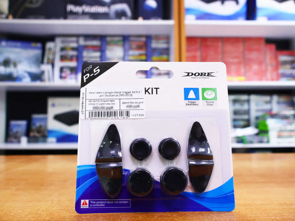 Комплект насадок Dobe Trigger Kit 8 в 1 для Dualsense (TP5-0513) - интернет-магазин GameShock г. Челябинск