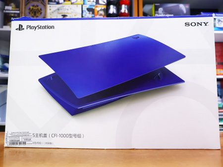 Съемные боковые панели для PlayStation 5 с дисководом Cobalt Blue (синий) (витринный экземпляр) - интернет-магазин GameShock г. Челябинск