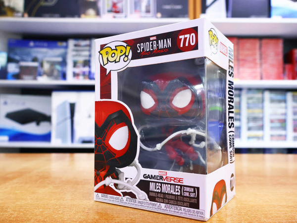 Фигурка Funko POP! Marvel: Miles Morales (Crimson Cowl Suit) 770 - интернет-магазин GameShock г. Челябинск Фигурка Funko POP! Marvel: Miles Morales (Crimson Cowl Suit) 770 - интернет-магазин GameShock г. Челябинск