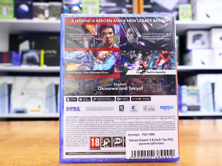 Yakuza Kiwami 3 & Dark Ties (PS5, русские субтитры) - интернет-магазин GameShock г. Челябинск
