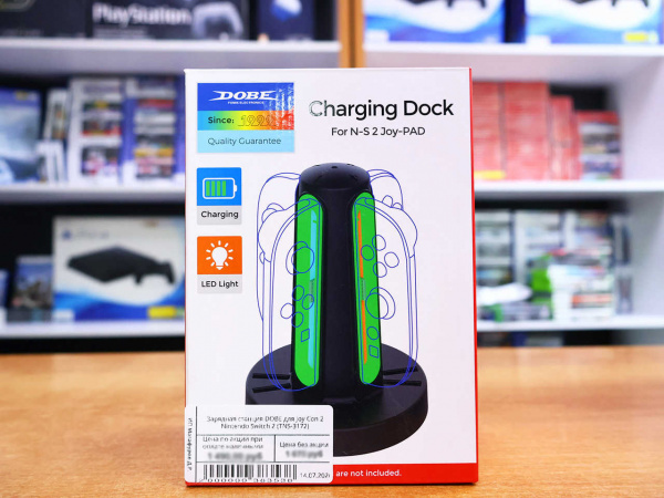 Зарядная станция DOBE для Joy Con 2 Nintendo Switch 2 (TNS-3172) - интернет-магазин GameShock г. Челябинск