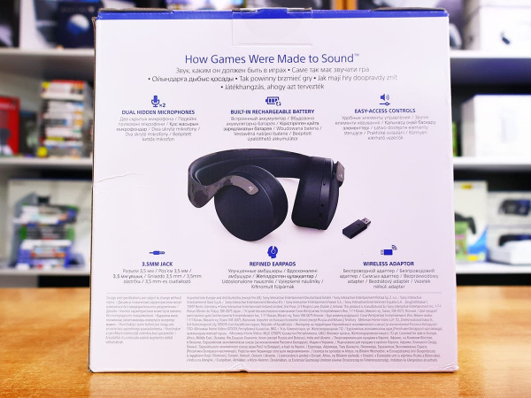 Гарнитура беспроводная Sony PlayStation PULSE 3D wireless headset Grey Camouflage (CFI-ZWH1) (PS5) (витр.экз.) - интернет-магазин GameShock г. Челябинск