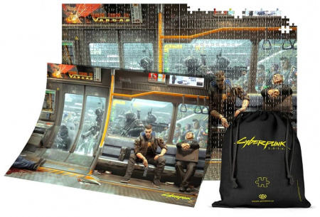 Пазл - Cyberpunk 2077: Metro (1000 Элементов) - интернет-магазин GameShock г. Челябинск