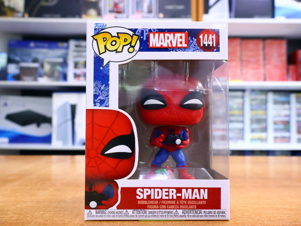 Фигурка Funko POP! Marvel: Spider-Man with Gift 1441 - интернет-магазин GameShock г. Челябинск Фигурка Funko POP! Marvel: Spider-Man with Gift 1441 - интернет-магазин GameShock г. Челябинск