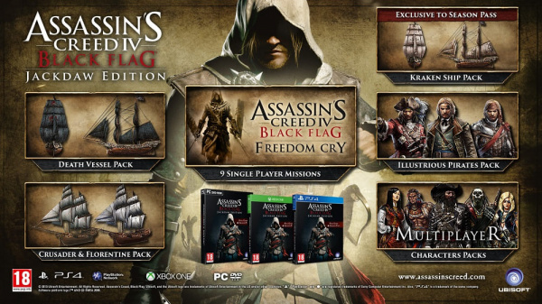Assassin's Creed IV (4): Черный Флаг (Black Flag) - Jackdaw Edition (PS4, РУС, БУ) - интернет-магазин GameShock г. Челябинск Assassin's Creed IV (4): Черный Флаг (Black Flag) - Jackdaw Edition (PS4, РУС, БУ) - интернет-магазин GameShock г. Челябинск