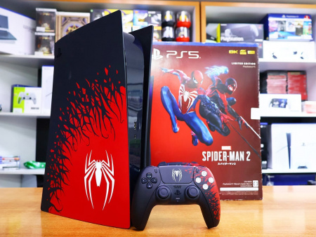 Игровая приставка Sony PlayStation 5 с приводом Spider Man 2 Limited Edition (CFI-12**A) [БУ] - интернет-магазин GameShock г. Челябинск