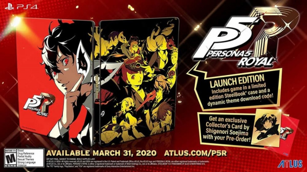 Persona 5 Royal - Steelbook Edition (PS4, английская версия) - интернет-магазин GameShock г. Челябинск