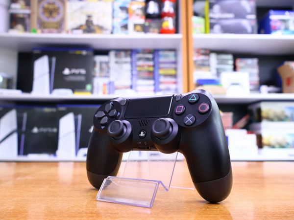 Джойстик Playstation PS4 Dualshock 4 v2 Black [БУ] - интернет-магазин GameShock г. Челябинск