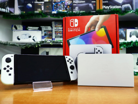 Nintendo Switch OLED-модель (белая) [БУ] - интернет-магазин GameShock г. Челябинск