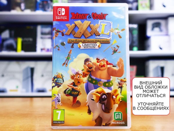 Asterix and Obelix XXXL: The Ram From Hibernia (Nintendo Switch, русские субтитры, БУ) - интернет-магазин GameShock г. Челябинск