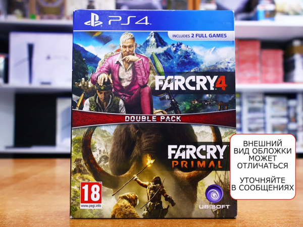 Far Cry 4 + Far Cry Primal (PS4, РУС, БУ) - интернет-магазин GameShock г. Челябинск