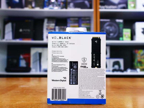 Накопитель NVMe SSD WD SN850 1Tb для PS5 (SONY) - интернет-магазин GameShock г. Челябинск