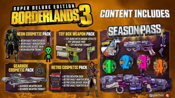 Borderlands 3 - Super Deluxe Edition [PS4, русские субтитры] - интернет-магазин GameShock г. Челябинск