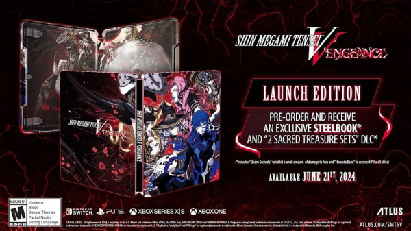 Shin Megami Tensei V: Vengeance - Steelbook Edition (PS5, русские субтитры) - интернет-магазин GameShock г. Челябинск