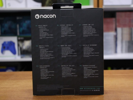 Геймпад проводной Nacon Wired Compact (PS4, PC) красный - интернет-магазин GameShock г. Челябинск