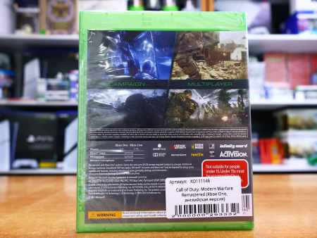 Call of Duty: Modern Warfare Remastered (Xbox One, английская версия) - интернет-магазин GameShock г. Челябинск