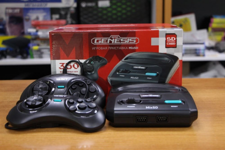 Игровая приставка Retro Genesis MixSD (2в1 8+16 Bit) microSD + 350 игр (Серия: ZD-00, модель: ZD-01D) - интернет-магазин GameShock г. Челябинск